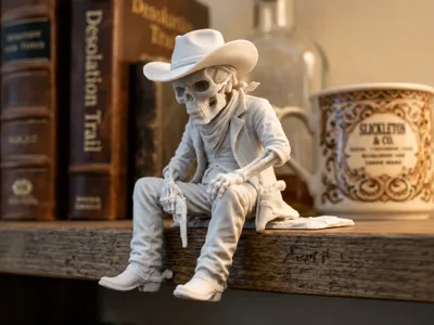The Gunslinger - Skull Edge Sitter
