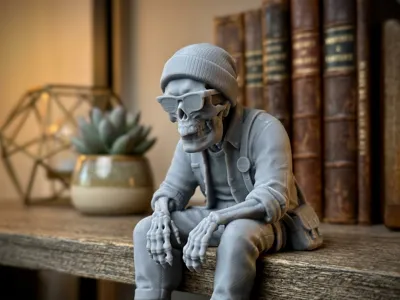 The Hipster - Skull Edge Sitter
