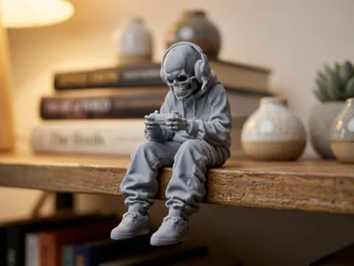 The Gamer - Skull Edge Sitter