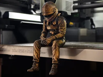 F1 Driver Edge Sitter