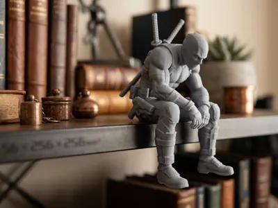 Deadpool Edge Sitter